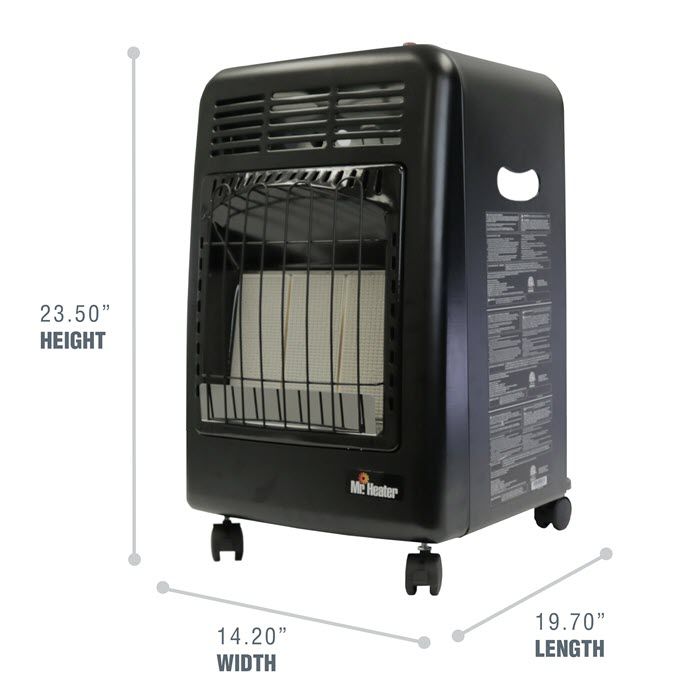 Mr. Heater MH18CH - Cabinet Radiant Propane Heater 6,000, 12,000, 18,000 BTU/Hr.