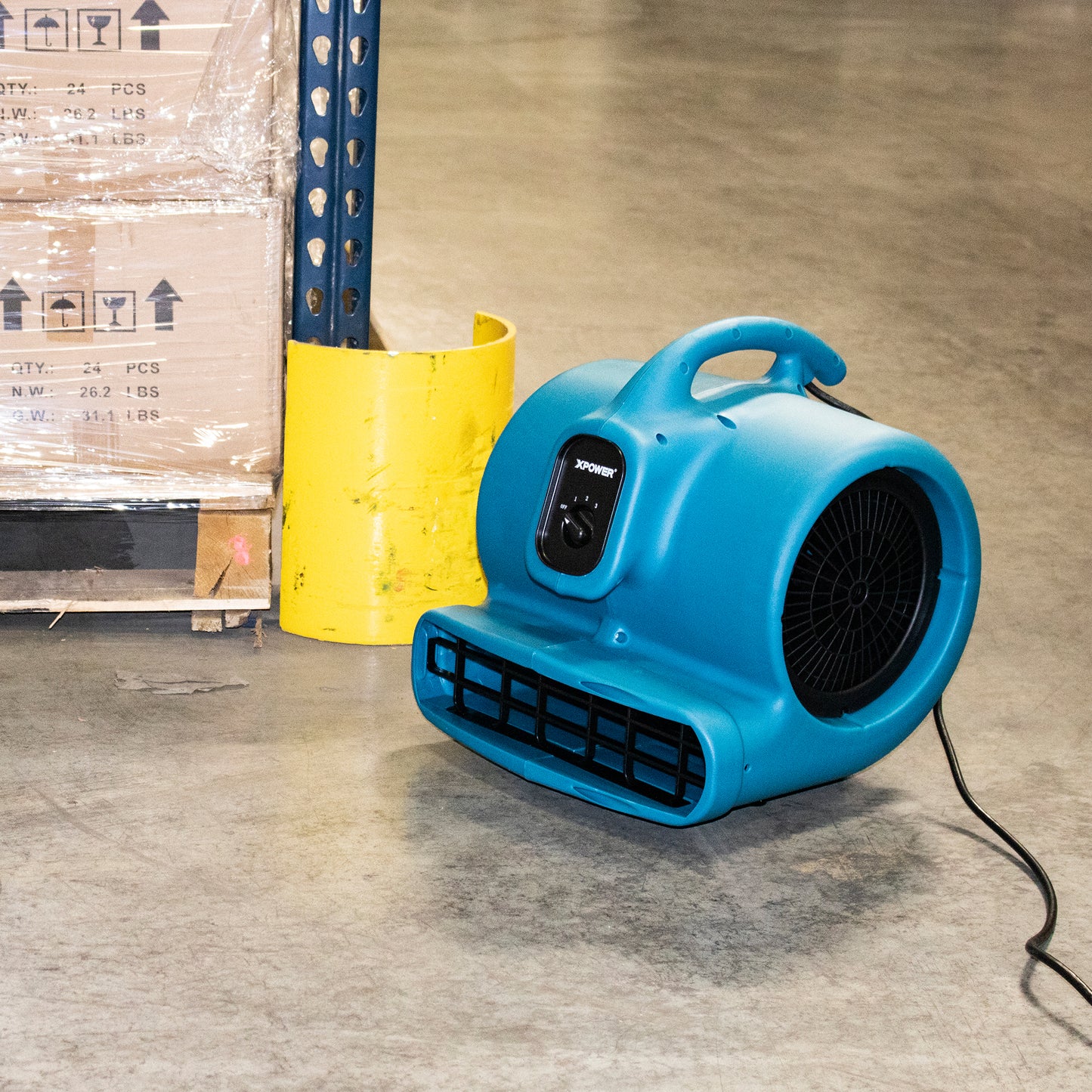 XPOWER X-600A 1/3 HP Air Mover with Daisy Chain