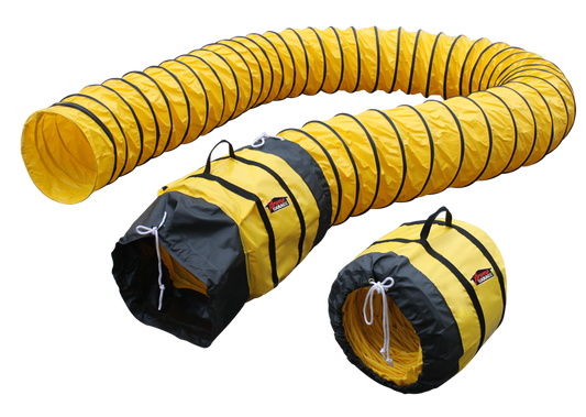 XPOWER 16DH15 Extra Flexible 16" Diameter 15 Feet Ventilation PVC Duct Hose - Duct Hose - XPOWER