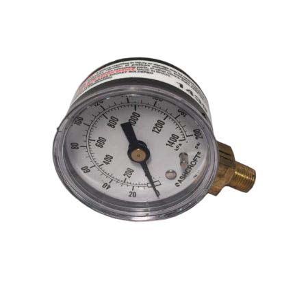 Side Stem Air Pressure Gauge