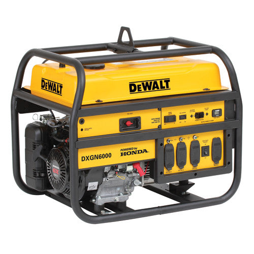 DEWALT 5300 Watt Commercial Portable Generator DXGN6000 w/ Honda Engine - Generator - DEWALT