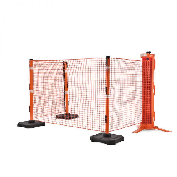 RapidRoll Portable Safety Barrier Wheeled Fencing System