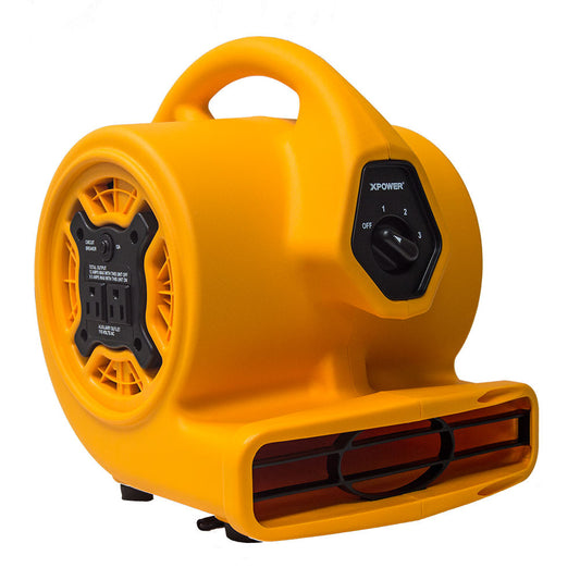 XPOWER P-130A 1/5 HP Mini Air Mover - Mini Air Mover - XPOWER