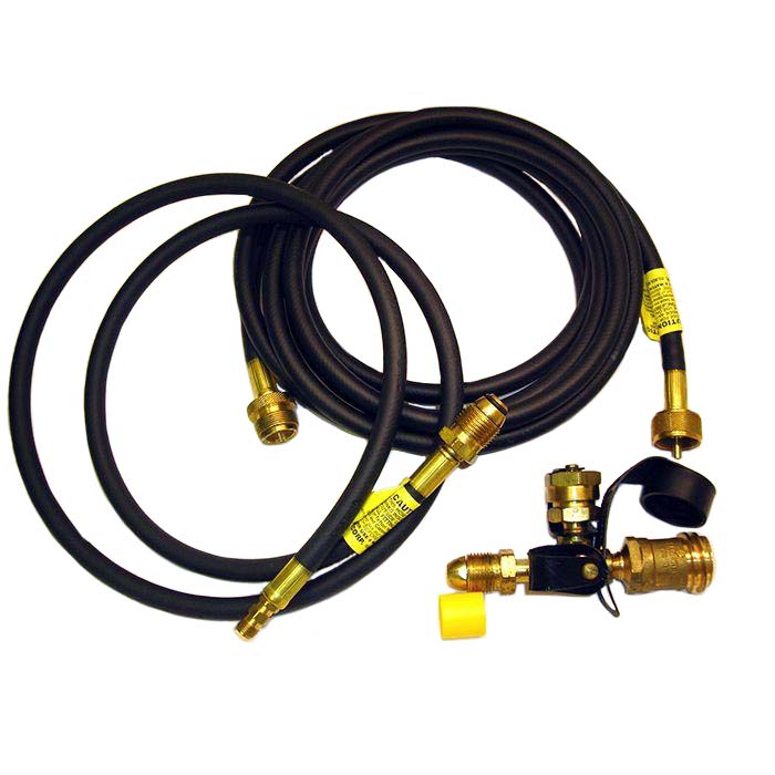 "Stay A While Deluxe" 12ft Propane Hose Assembly Kit - Mr. Heater 