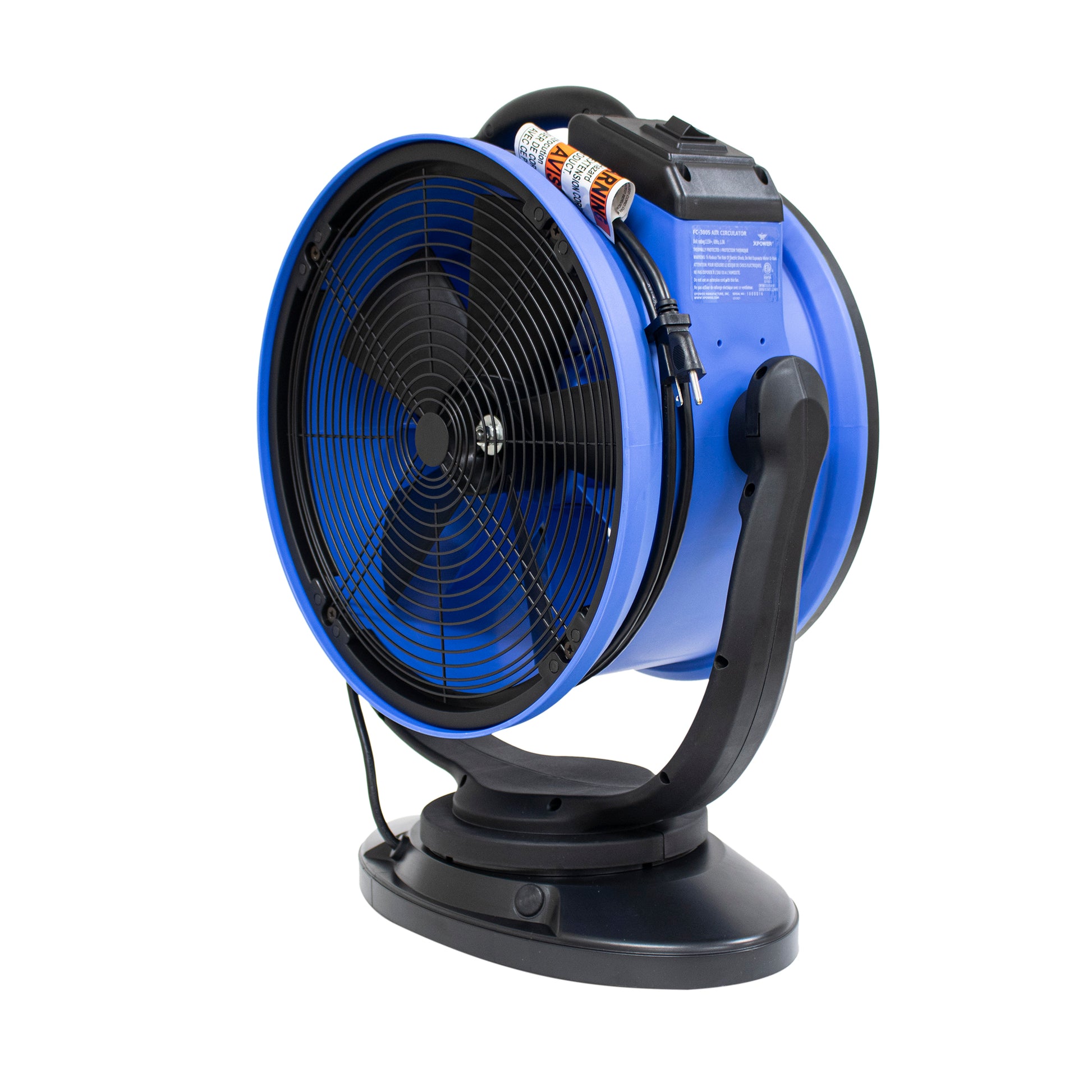 XPOWER FC-300S Multipurpose 14” Pro Air Circulator Utility Fan with Oscillating Feature