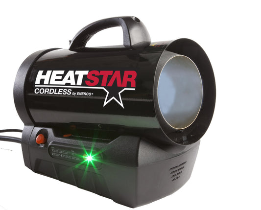 HeatStar HS35CLP Cordless Forced Air Propane Heater, 35,000 BTU/Hr. (F143900) - Heater - HeatStar