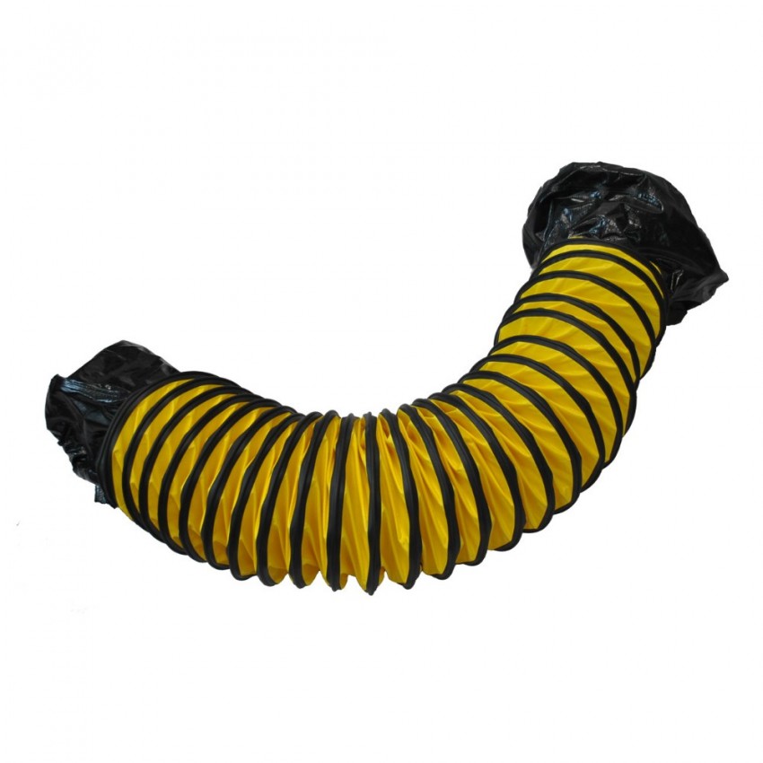 XPOWER 8DH15 Flexible 8" Diameter 15 Feet PVC Ducting Hose - Duct Hose - XPOWER